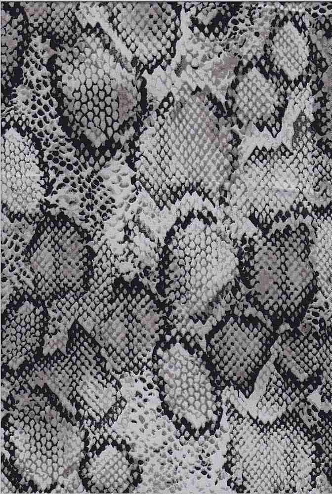 Fabric Wholesale Depot SNAKE SKIN PRINT ON POLYESTER SATIN CHIFFON [NFA190422-035].