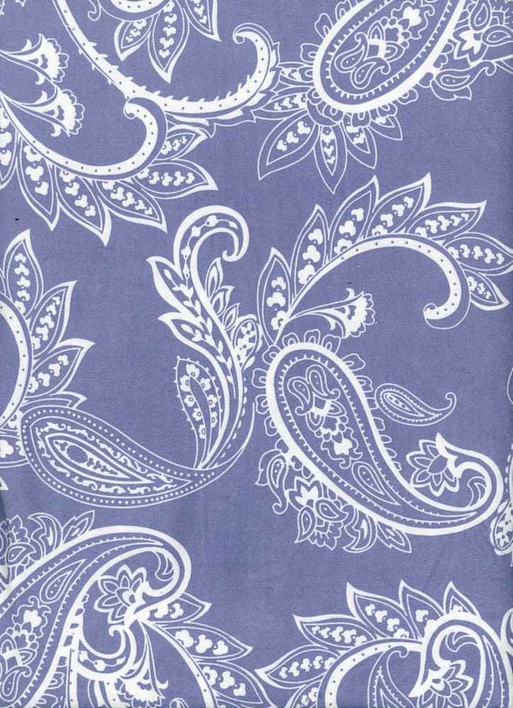 NFE210331-009 CHAMBRAY BLUE DTY BRUSHED PRINTS ETHNIC ITEMS