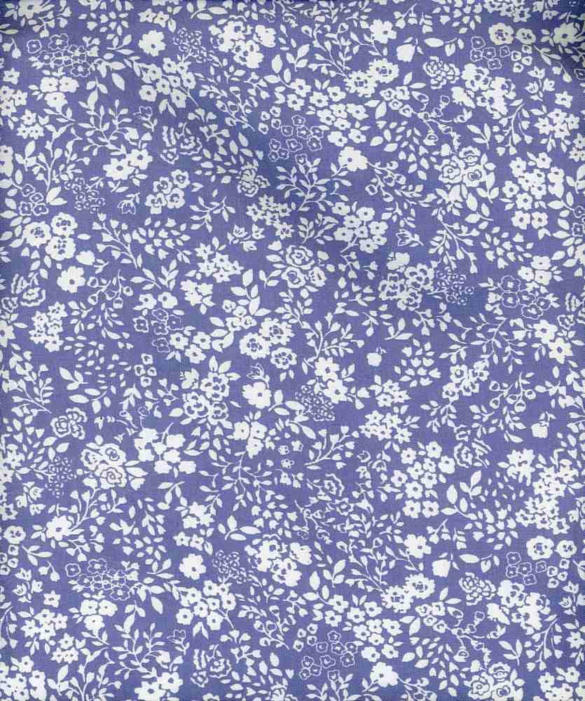 Fabric Wholesale Depot COMPRESSED SMALL FLORAL PRINTED ON RAYON CHALLIS NFF210607-011.