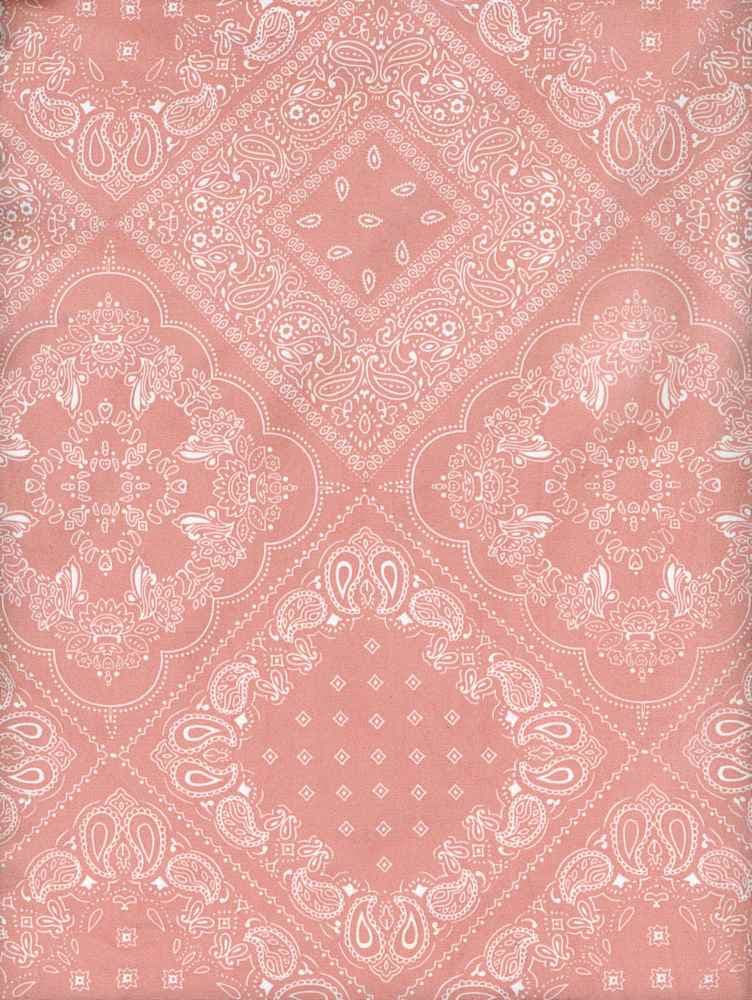 NFE210119C-009 ROSE/OFFWHITE DTY BRUSHED PRINTS ETHNIC ITEMS IVORY NEW ARRIVALS PINK