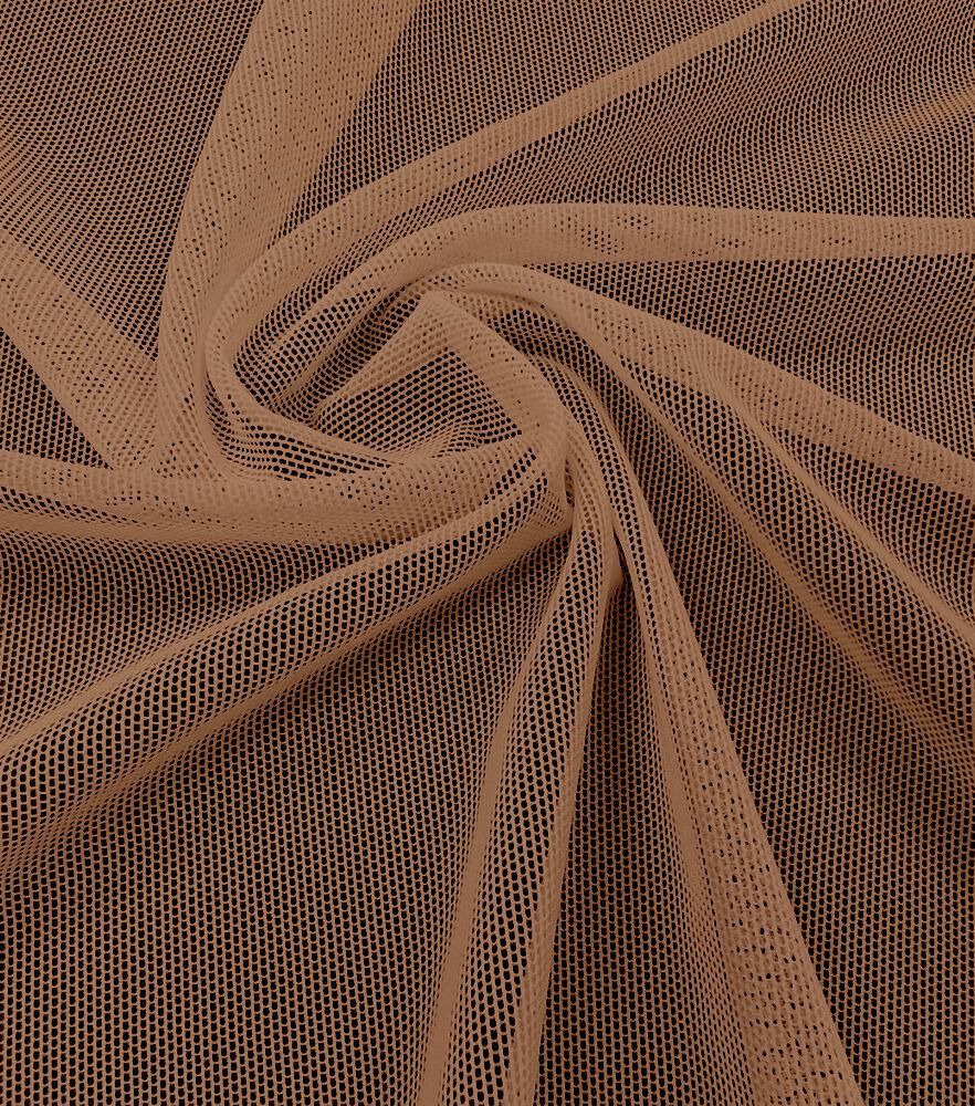 Brown shop mesh fabric