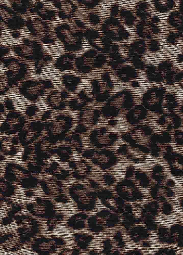 Fabric Wholesale Depot SOFT POLYESTER MESH LEOPARD NFA190227-005.