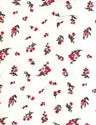 NFF181207-009 OFFWHITE/RED DTY BRUSHED PRINTS FLORAL ITEMS IVORY RED