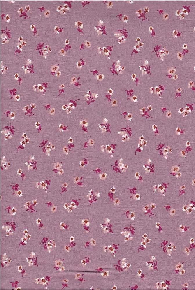 SUPER SOFT POLYESTER SPANDEX DBP / DTY BRUSHED DITSY FLORAL [NFF181209-009].
