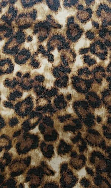 Fabric Wholesale Depot FRENCH TERRY CHEETAH PRINT [NFA190227-012].