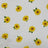 NFF200217-009 OFFWHITE/YELLOW DTY BRUSHED PRINTS FLORAL ITEMS IVORY YELLOW