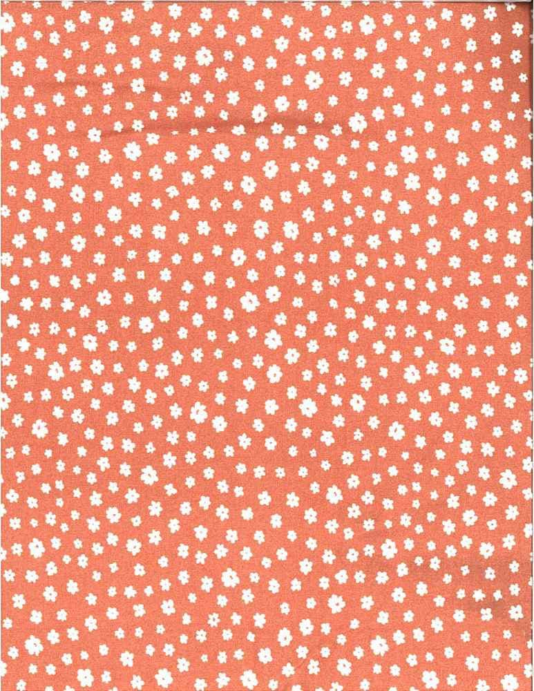 Fabric Wholesale Depot SUPER SOFT POLYESTER SPANDEX DBP / DTY BRUSHED DITSY FLORAL [NFF200714-009].