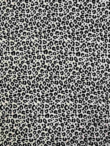 Fabric Wholesale Depot SUPER SOFT POLYESTER SPANDEX DBP / DTY BRUSHED MINI LEOPARD NFA191106B-009.