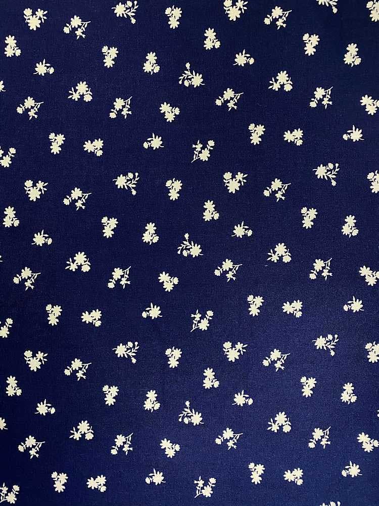 Fabric Wholesale Depot MONOTONE DITSY FLORAL PRINTED ON RAYON CHALLIS NFF200801-011.