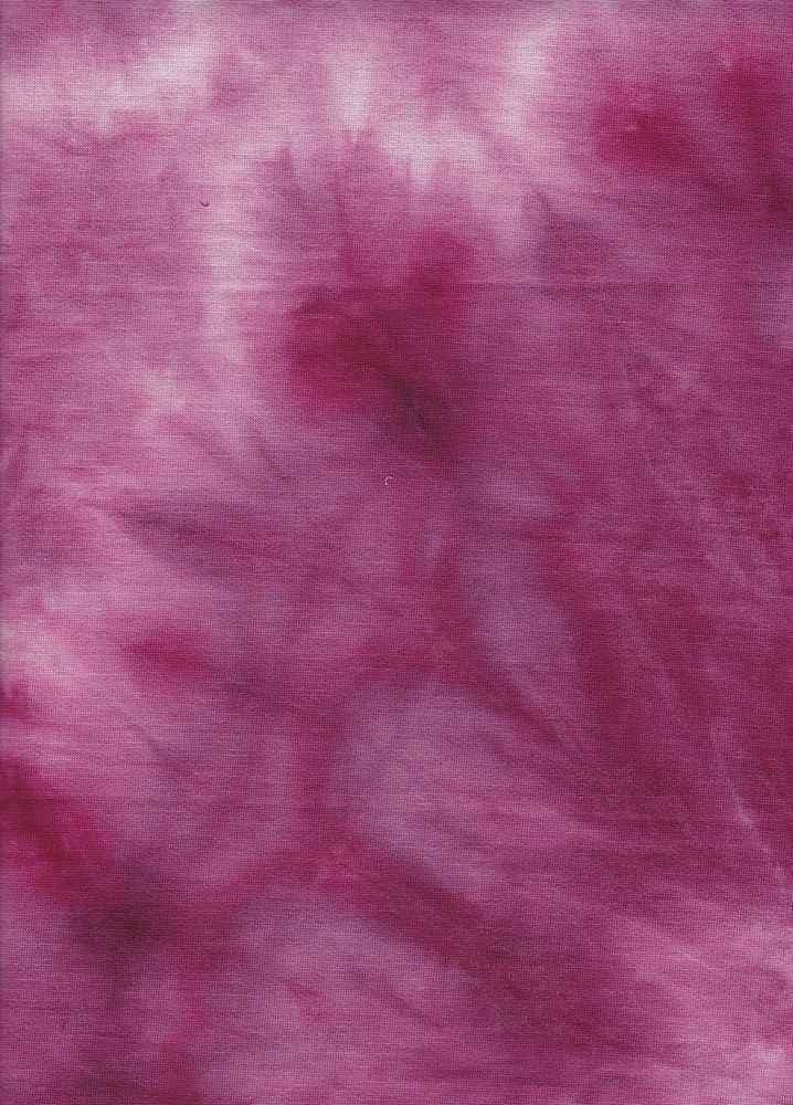 TDFT0061 LT.BURGUNDY FRENCH TERRY REAL TIEDYE ITEMS