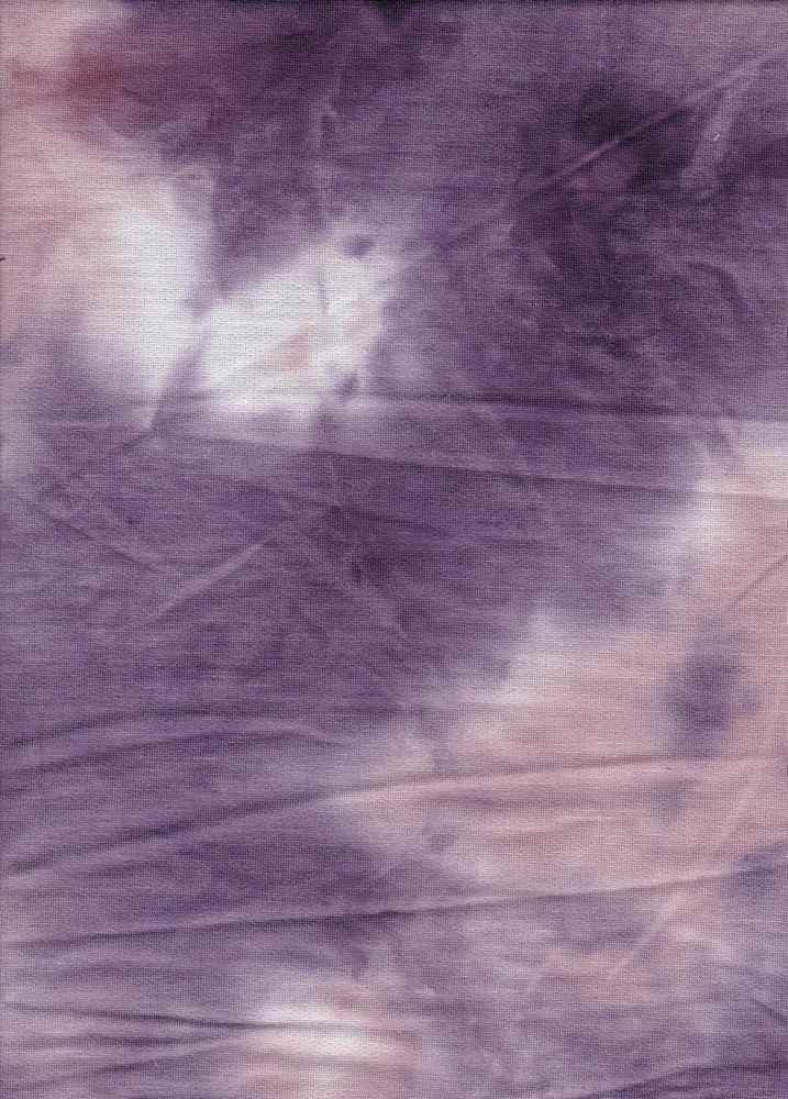 TDFT0062 LAVENDER/MAUVE FRENCH TERRY REAL TIEDYE LAVENDER ITEMS