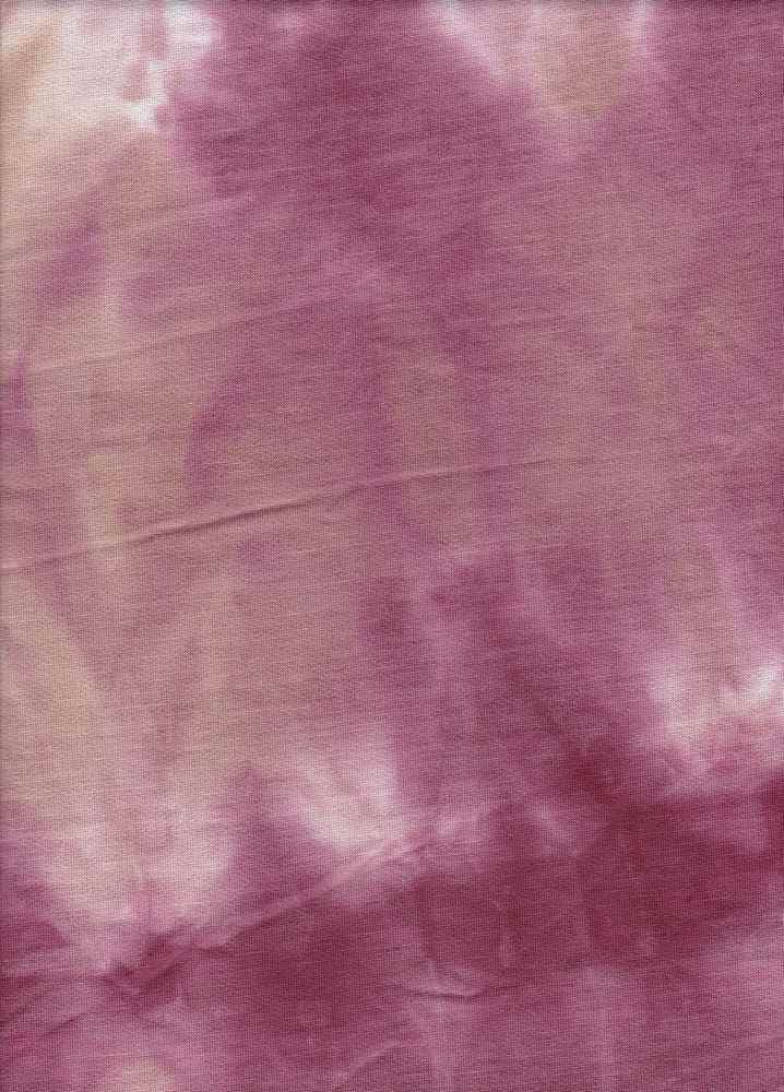 TDFT0062 MAUVE/TAUPE FRENCH TERRY REAL TIEDYE ITEMS