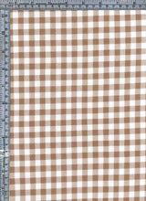Fabric Wholesale Depot GINGHAM PLAID PRINTED IN 2X2 YUMMY RIB NFP210121-058.