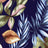 NFT210117-009 NAVY DTY BRUSHED PRINTS ITEMS TROPICAL