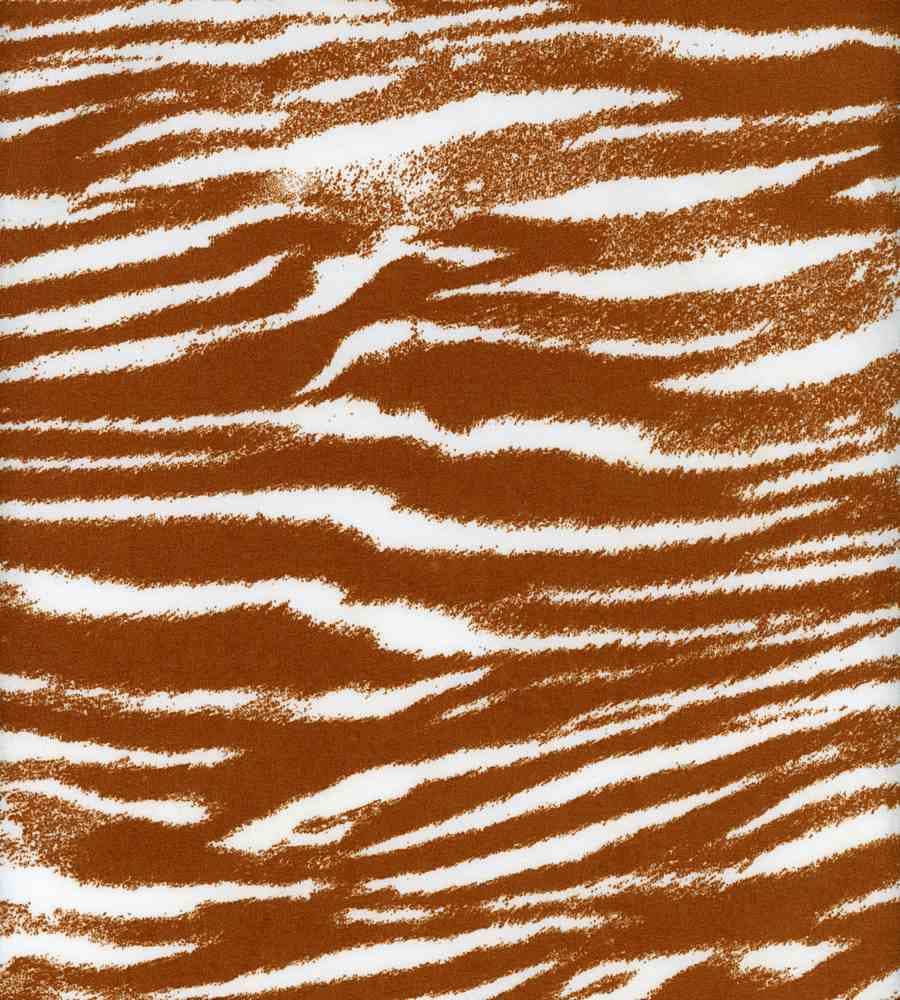 NFA190333-009 MAHOGANY/OFFWHT ANIMAL PRINTS DTY BRUSHED ITEMS RED