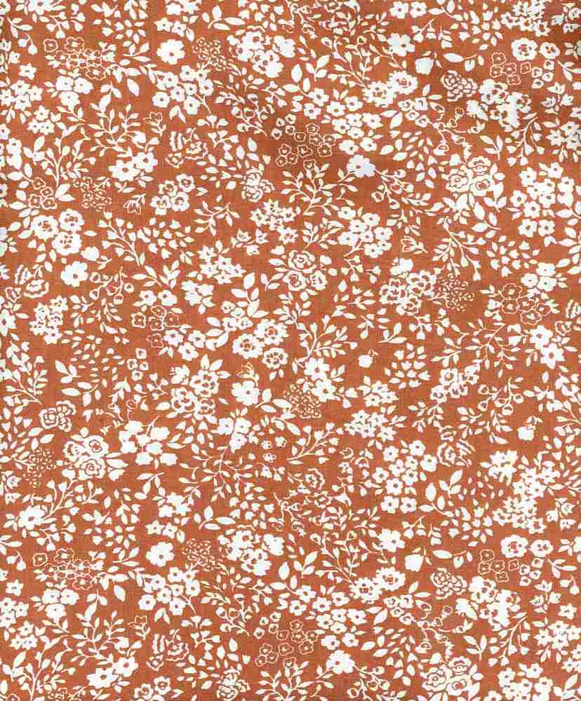 Fabric Wholesale Depot COMPRESSED SMALL FLORAL PRINTED ON RAYON CHALLIS NFF210607-011.