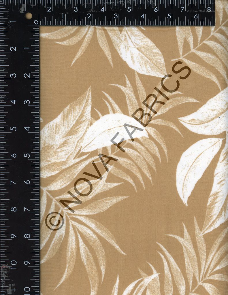 NFT210503A-009 C18/TAUPE/OFF DTY BRUSHED PRINTS TROPICAL ITEMS