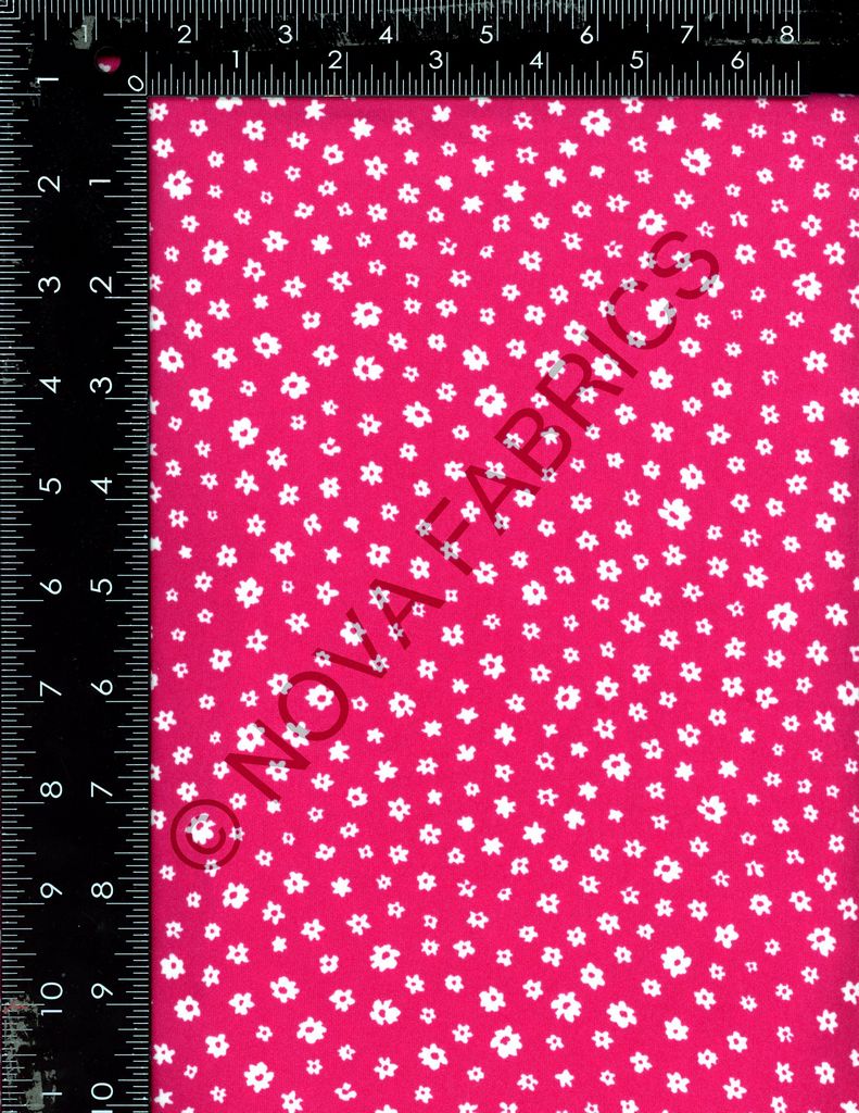 NFF200714-009 C42/FUCHSIA DTY BRUSHED PRINTS FLORAL NEW ARRIVALS ITEMS