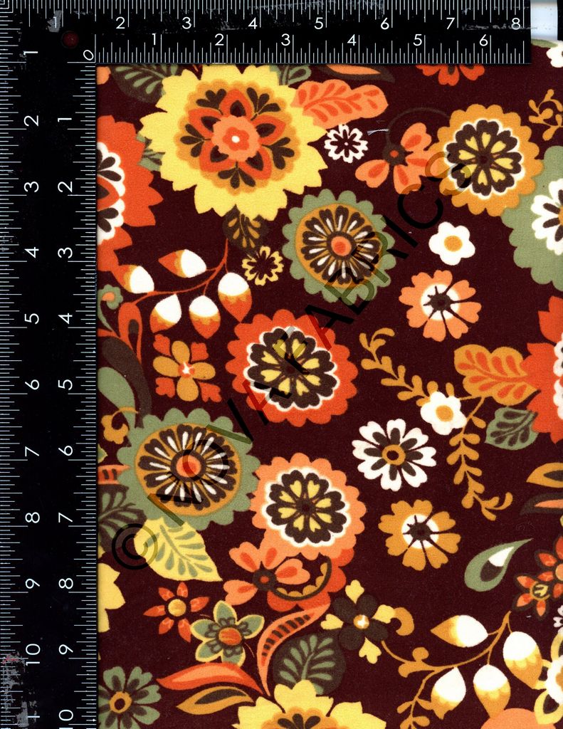 NFP230110-009 C6/BROWN/RUST DTY BRUSHED PRINTS ETHNIC