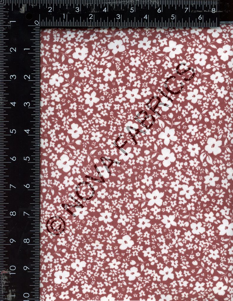 NFF210122-009 C28/PLUM DUSTY DTY BRUSHED PRINTS FLORAL ITEMS